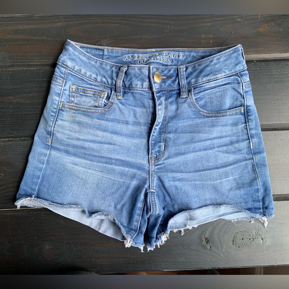 American Eagle High Rise Shortie size 4